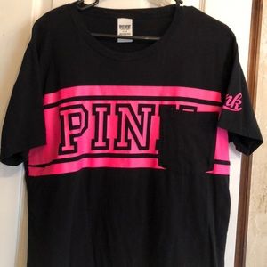 VS Pink oversized shirt